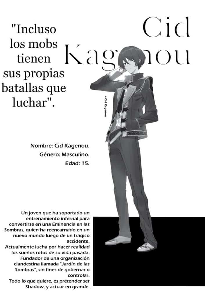 Kage no Jitsuryokusha Volumen 1 Extra Novela Ligera